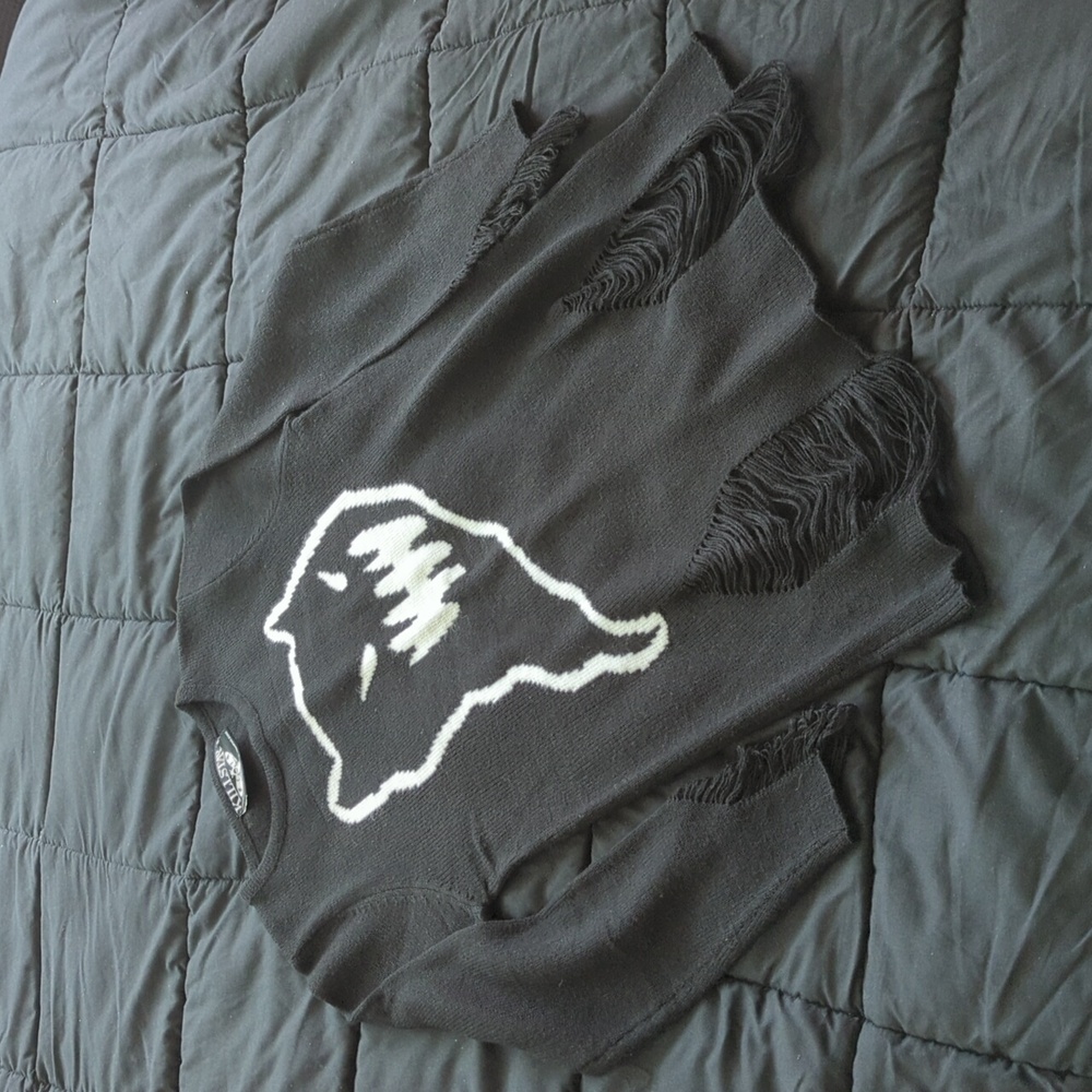 Spooky Who the F**k is Casper Knit Sweater